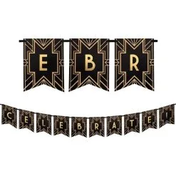 Roaring 20s Letter Banner Kit