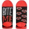 Adult Bite Me No-Show Socks 1 Adult Bite Me No-Show Socks -Costume Party Decor Store 890306