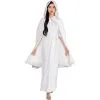 Adult White Fur Trim Cloak -Costume Party Decor Store 890329