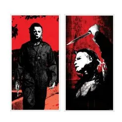 AMSCAN Michael Myers Window Silhouettes, 2pc - Halloween II -Costume Party Decor Store 890801 02