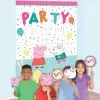Peppa Pig Confetti Party Scene Setter With Photo Booth Props -Costume Party Decor Store 891523