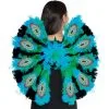 Peacock Faux Feather Wings 2 Peacock Faux Feather Wings -Costume Party Decor Store 898793