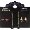 Bats, Fangs & Skeletons Halloween Earring Set, 3ct -Costume Party Decor Store 900705