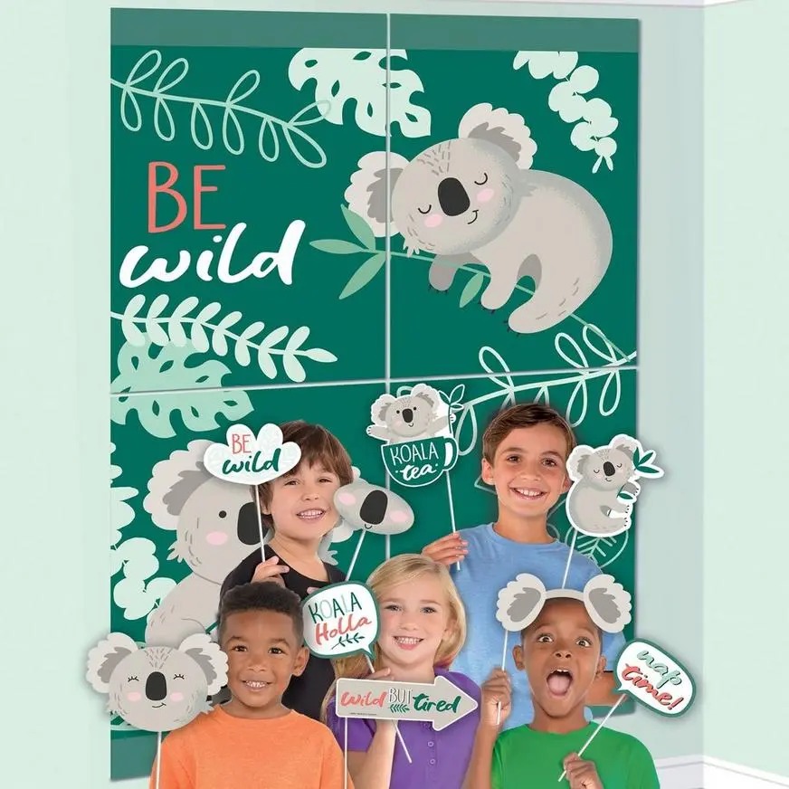 Koala Scene Setter With Photo Booth Props 3 Koala Scene Setter With Photo Booth Props