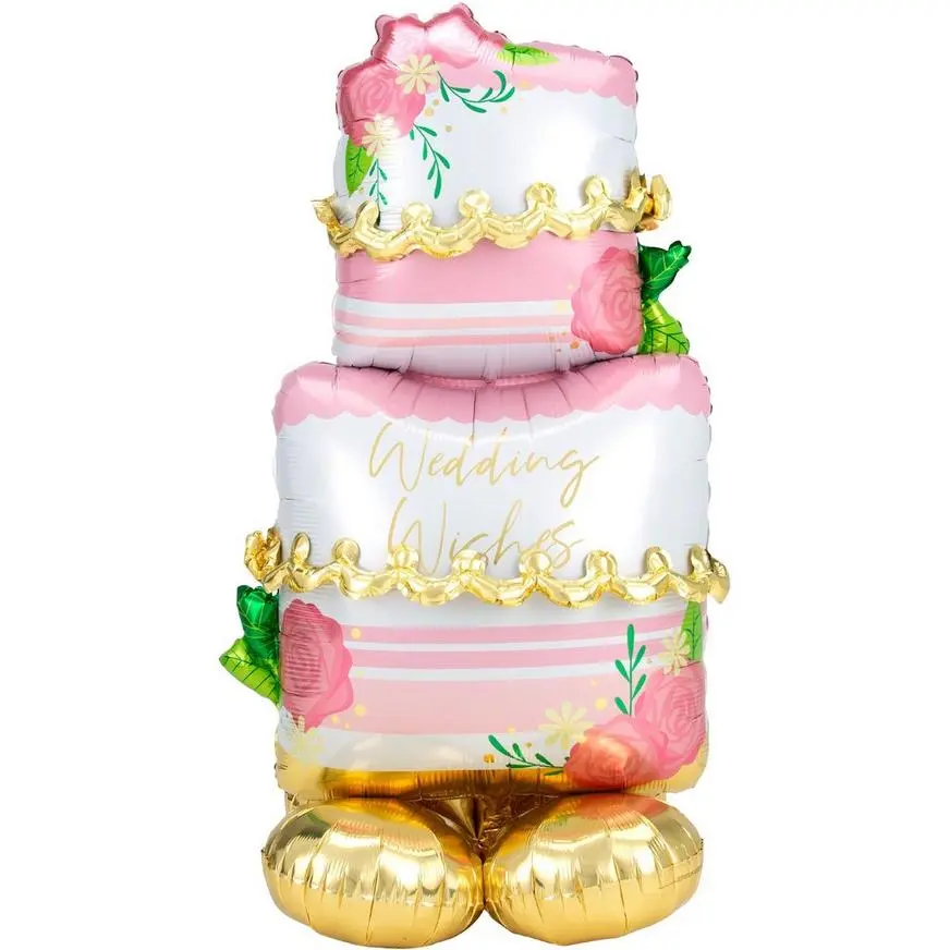 AirLoonz Wedding Cake Balloon, 52in 3 AirLoonz Wedding Cake Balloon, 52in