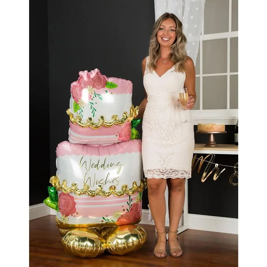 AirLoonz Wedding Cake Balloon, 52in 4 AirLoonz Wedding Cake Balloon, 52in - Image 2