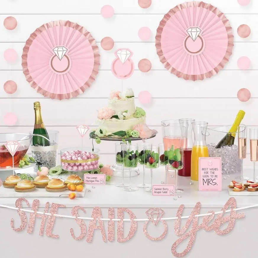 Blush & Rose Gold Bachelorette Party Decorating Kit 7 Blush & Rose Gold Bachelorette Party Decorating Kit - Image 5