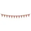 Mini Create Your Own Glitter Rose Gold Pennant Banner, 20ft -Costume Party Decor Store 910592
