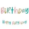 Glitter Happy Cake Day Birthday Letter Banner -Costume Party Decor Store 911075