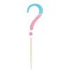 Pink & Blue Question Mark Party Picks, 24ct - Gender Reveal -Costume Party Decor Store 911718