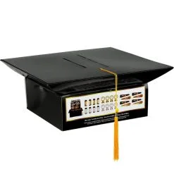 Black, Silver & Gold Bright Future Graduation Party Kit For 8 Guests -Costume Party Decor Store 912057 04