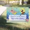 Custom SpongeBob SquarePants Yard Sign -Costume Party Decor Store 914381