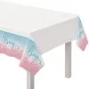 Boy Or Girl? Plastic Tablecover, 54in X 102in - The Big Reveal