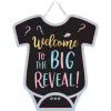Welcome To The Big Reveal Bodysuit Cardboard Sign, 14.1in X 12.5in 1 Welcome To The Big Reveal Bodysuit Cardboard Sign, 14.1in X 12.5in -Costume Party Decor Store 914438