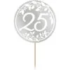 Silver Wedding Ring Party Picks, 24ct -Costume Party Decor Store 915046