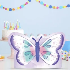 Flutter Butterfly Centerpiece Cardboard Cutout, 18in X 11in