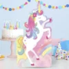 Enchanted Unicorn Centerpiece Cardboard Cutout, 18in -Costume Party Decor Store 917422