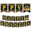 Happy Kwanzaa Pennant Banner -Costume Party Decor Store 918929