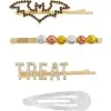 Halloween Treat Bobby Pin & Hair Clip Set, 4pc -Costume Party Decor Store 920266