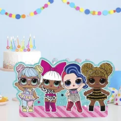 L.O.L. Surprise! Glamsquad Centerpiece Cardboard Cutout, 18in X 10in