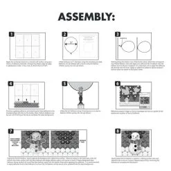 Air-Filled Santa Christmas Foil & Latex Balloon Backdrop Kit, 6.25ft X 5.9ft 9 Air-Filled Santa Christmas Foil & Latex Balloon Backdrop Kit, 6.25ft X 5.9ft -Costume Party Decor Store 928663 03