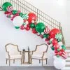 DIY Air-Filled Peppermint Swirl Christmas Foil & Latex Balloon Garland Kit -Costume Party Decor Store 928664 01