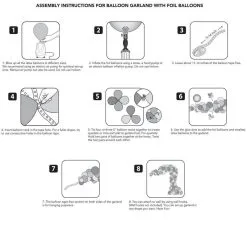 DIY Air-Filled Peppermint Swirl Christmas Foil & Latex Balloon Garland Kit 6 DIY Air-Filled Peppermint Swirl Christmas Foil & Latex Balloon Garland Kit -Costume Party Decor Store 928664 03