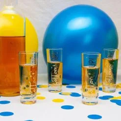 Bottoms Up Shot Glasses, 2oz, 4ct -Costume Party Decor Store 932191 02