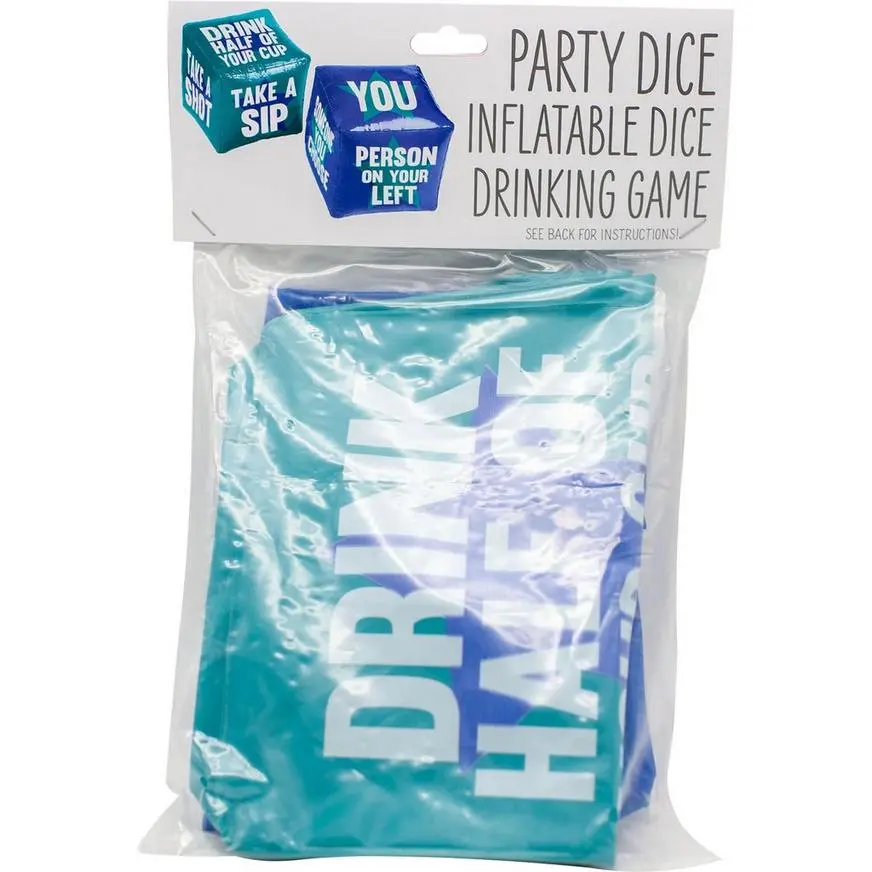 Party Dice - Inflatable Dice Drinking Game 4 Party Dice - Inflatable Dice Drinking Game - Image 2