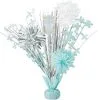 Blue My First Communion Tinsel Burst Centerpiece, 18in 2 Blue My First Communion Tinsel Burst Centerpiece, 18in -Costume Party Decor Store 935293