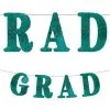 Sequin Follow Your Dreams Teal Grad Cardstock & Rope Letter Banner, 12ft