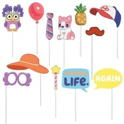 Bluey Paper Photo Booth Kit, 4.6ft X 6.7ft -Costume Party Decor Store 937728 01