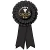 Groom To Be Black Award Ribbon -Costume Party Decor Store 938522