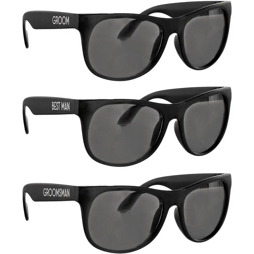 Black Groom And Crew Sunglasses, 6p 3 Black Groom And Crew Sunglasses, 6p