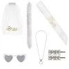 Bride-To-Be Accessory Kit, 7pc - Wedding 2 Bride-To-Be Accessory Kit, 7pc - Wedding -Costume Party Decor Store 938639