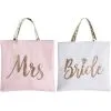 Reversible Bride Tote Bag - Wedding 2 Reversible Bride Tote Bag - Wedding -Costume Party Decor Store 938641