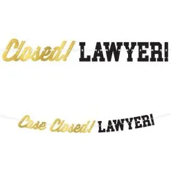 Case Closed Lawyer Tableware Kit For 30 Guests -Costume Party Decor Store 940858 04