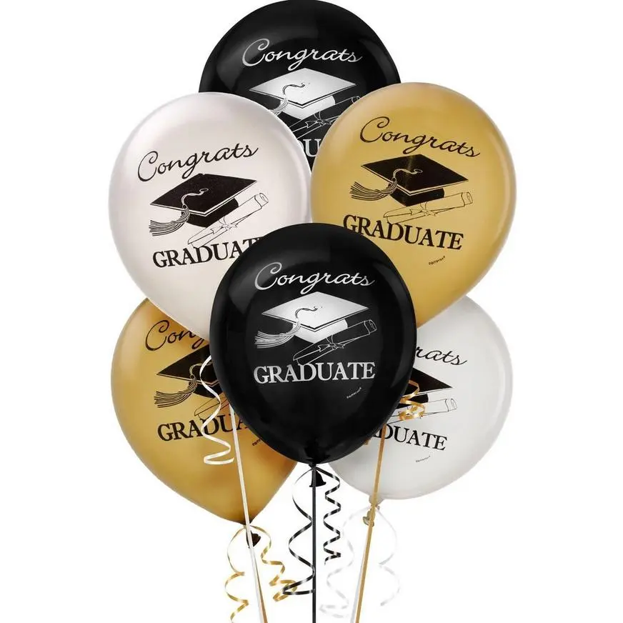 Black, Gold & Silver Congrats Grad 2023 Graduation Outdoor Decorating Kit 5 Black, Gold & Silver Congrats Grad 2023 Graduation Outdoor Decorating Kit - Image 3