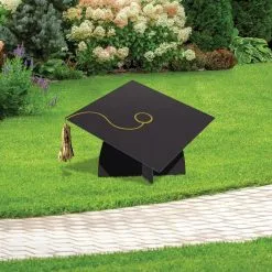 Black, Gold & Silver Congrats Grad 2023 Graduation Outdoor Decorating Kit 14 Black, Gold & Silver Congrats Grad 2023 Graduation Outdoor Decorating Kit -Costume Party Decor Store 940883 05