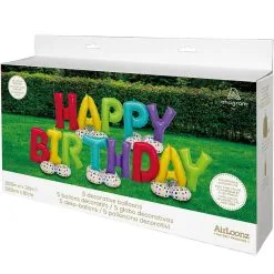 AirLoonz Multicolor Happy Birthday Balloon Phrase Yard Decoration Kit 8 AirLoonz Multicolor Happy Birthday Balloon Phrase Yard Decoration Kit -Costume Party Decor Store 941406 02