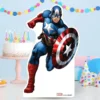 Captain America Centerpiece Cardboard Cutout, 18in - Avengers -Costume Party Decor Store 941896