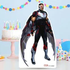 Falcon Centerpiece Cardboard Cutout, 18in - Avengers