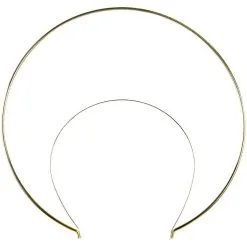 AMSCAN Adult Gold Floating Halo Metal Headband -Costume Party Decor Store 942063 01