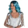 AMSCAN Iridescent Rhinestone & Sequin Fringe Shoulder Epaulettes - Festival -Costume Party Decor Store 942165