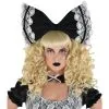 Adult Black & White Creepy Doll Bow Headband -Costume Party Decor Store 942187