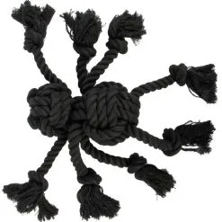 Black Spider Rope Toy, 14in X 13in – Halloween -Costume Party Decor Store 943219 01