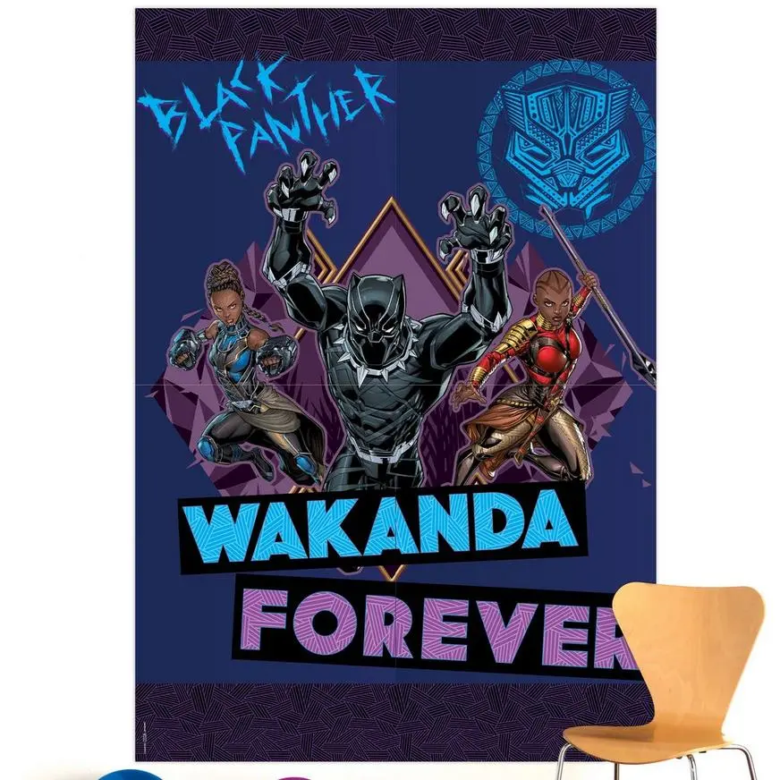 Black Panther Wakanda Forever Scene Scetter With Photo Booth Props 4 Black Panther Wakanda Forever Scene Scetter With Photo Booth Props - Image 2