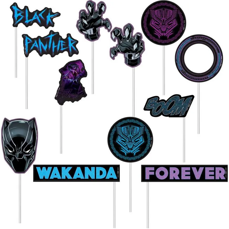 Black Panther Wakanda Forever Scene Scetter With Photo Booth Props 5 Black Panther Wakanda Forever Scene Scetter With Photo Booth Props - Image 3