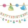 Disney Princess Birthday Banner Set, 2pc, 6ft 1 Disney Princess Birthday Banner Set, 2pc, 6ft -Costume Party Decor Store 943451