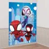 Spidey & His Amazing Friends Scene Setter With Photo Booth Props -Costume Party Decor Store 943470